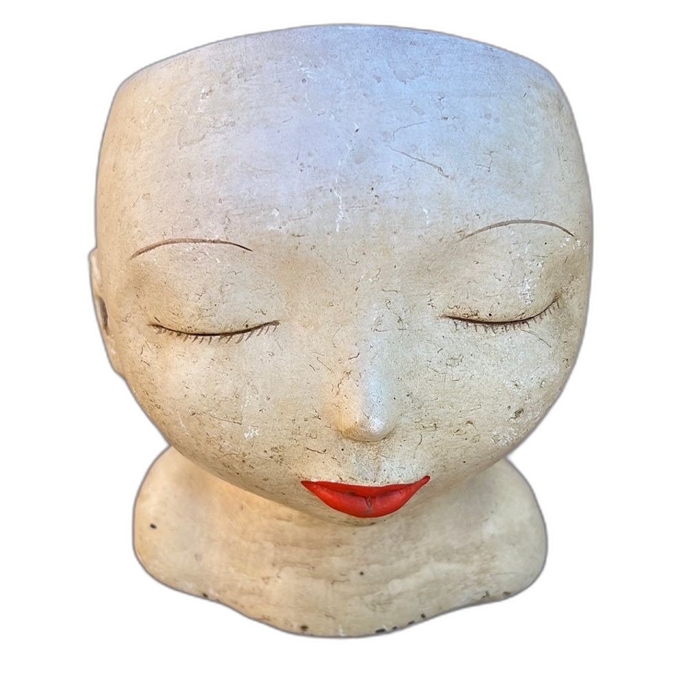 Lady Red Lips Resin Planter